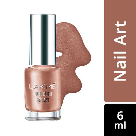 Lakme Color Crush Nail Art - Cocoa Nude M2 (6 ml)