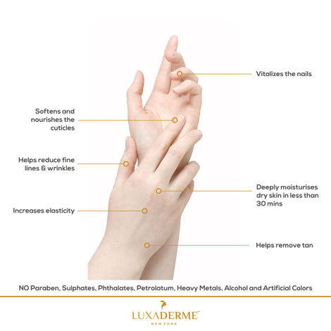 Buy LuxaDerme Deep Moisturizing Hand Hydration Gloves with