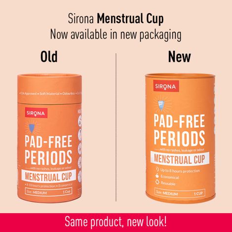 Buy SIRONA REUSABLE SIZE L MENSTRUAL CUP Online & Get Upto 60% OFF at  PharmEasy