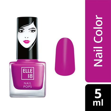 Buy ELLE 18 Long Wearing Nail Pops Instant Dry Nail Polish 5 Ml Shade 187 - Nail  Polish for Women 20453888 | Myntra