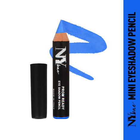 NY Bae Prom Ready - Casual 9 (1.5 g) | Mini Eyeshadow Pencil | Blue | Glitter Finish | Enriched With Coconut Oil | Highly Pigmented | Lightweight | Lasts Upto 8 Hours | Easily Blendable | Cruelty Free