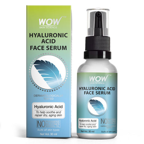 WOW Skin Science Hyaluronic Acid Face Serum - Soothing & Repairing Dry and Aging Skin - For All Skin Types (30 ml)