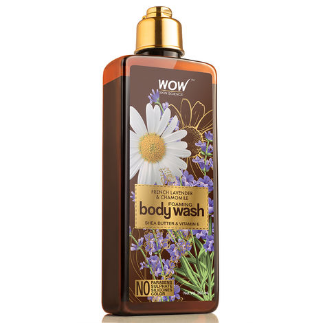 WOW Skin Science French Lavender & Chamomile Foaming Body Wash (250 ml)
