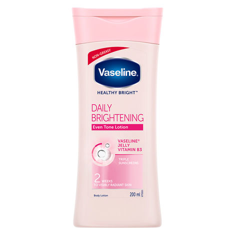 Vaseline Healthy Bright Daily Brightening Body Lotion, For Healthy & Glowing Skin, 200 ml