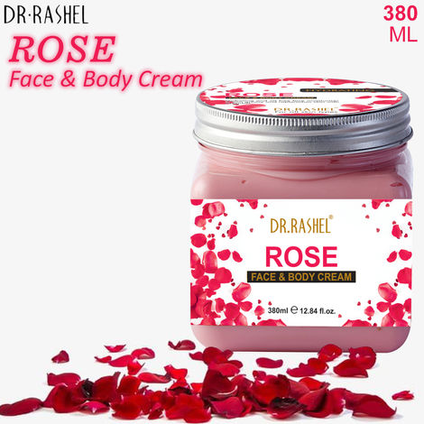 Dr.Rashel Hydrating Rose Face and Body Cream For all Skin Types (380 ml)