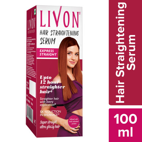 Buy Livon Hair Straightening Serum for Straighter Hair upto 12