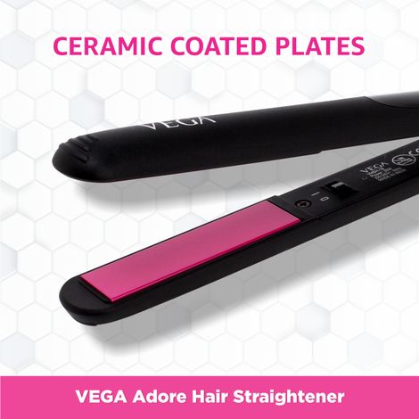 Buy VEGA Adore Flat Hair Straightener VHSH 18 Pink Online Purplle