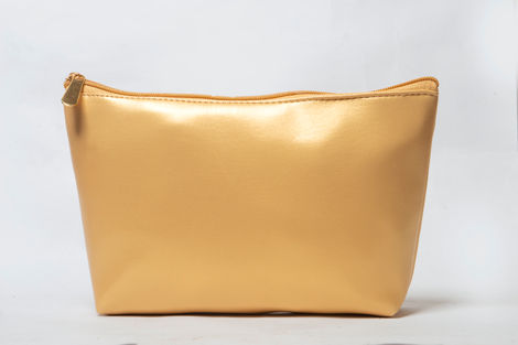 NY Bae Gold Makeup Pouch