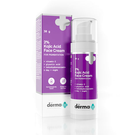 The Derma Co. 2% Kojic Acid Cream with Vitamin C & Glycolic Acid For Pigmentation - 30g