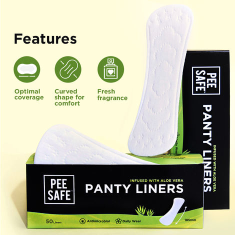 softiz Panty Liners, Cottony Soft for Extra Comfort Pantyliner, Pack of  50 PCS Pantyliner, Buy Women Hygiene products online in India