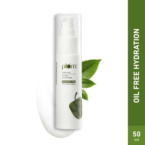 Plum Green Tea Oil-Free Moisturizer With Niacinamide & Hyaluronic Acid - Non-sticky Daily Hydration 50ml