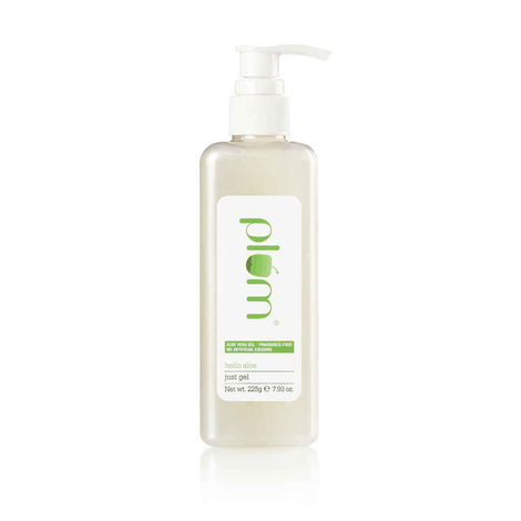 Plum Hello Aloe Just Gel Pump | For All Skin & Hair Types | Multi-purpose Aloe Vera gel |100% Fragrance Free | 225 gm