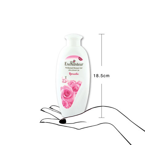 Enchanteur Romantic Perfumed Shower Gel for Women, (250 g) with - Main Image