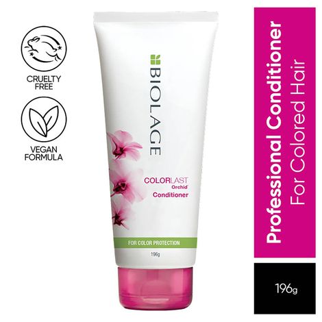 BIOLAGE Colorlast Conditioner 196g | Paraben free|Helps Maintain Color Depth, Tone & Shine | Anti-Fade | For Colored Hair