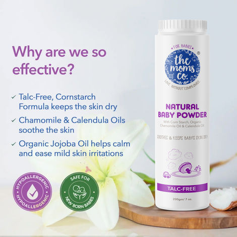 The Moms Natural Baby Powder (200 g)