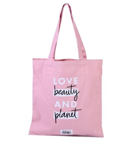 Love Beauty and Planet Jute Tote Bag