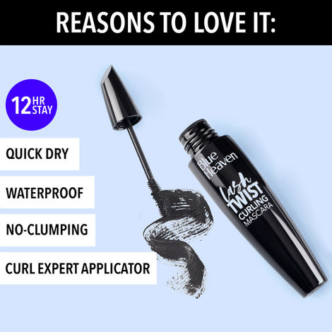 Blue Heaven Walk Free Mascara Water Proof Long Lash Black Pack