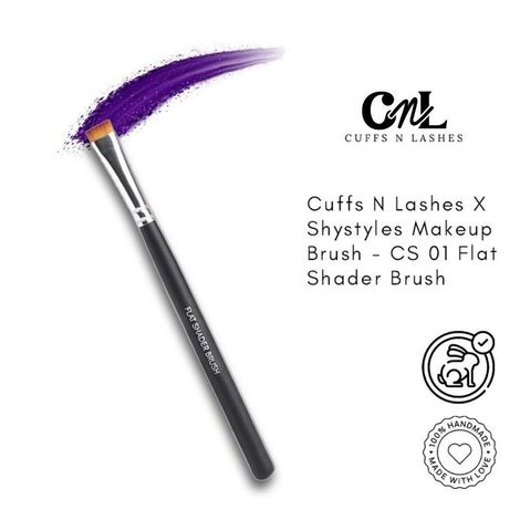 Cuffs N Lashes X Shystyles Makeup Brush - Cs01 Flat Shader Brush