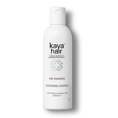 Kaya Hair Nourishing Shampoo mild daily use with Hibiscus and Almond Oil reduce hair breakage get soft hair 200ml