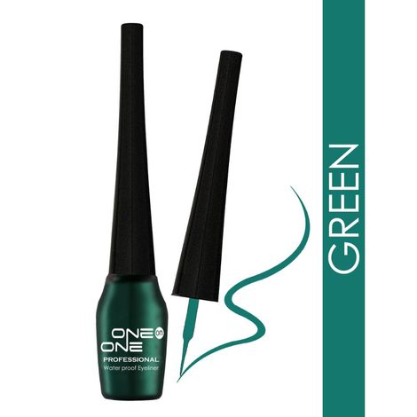 ONE on ONE Waterproof Eyeliner, Green (5 ml)