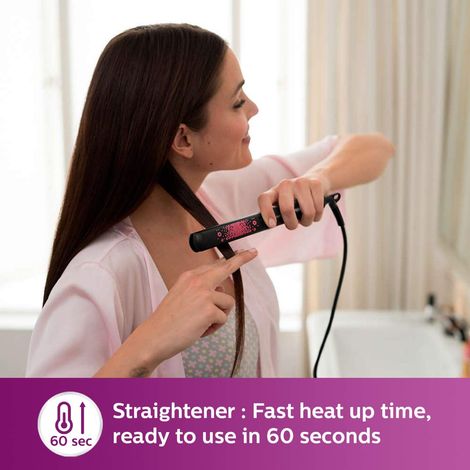 Philips HP8643 46 Straightener Pink black