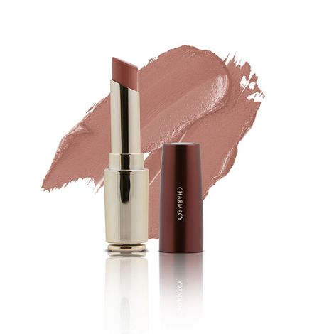 Charmacy Milano Flattering Nude Lipstick (Lets Cuddle 04) - 3.6g, Daily Wear, Moisturised & Hydrating Lips, Highly Pigmented, Light Weight Lipstick, Smooth Application, Non-Toxic, Vegan, Cruelty Free