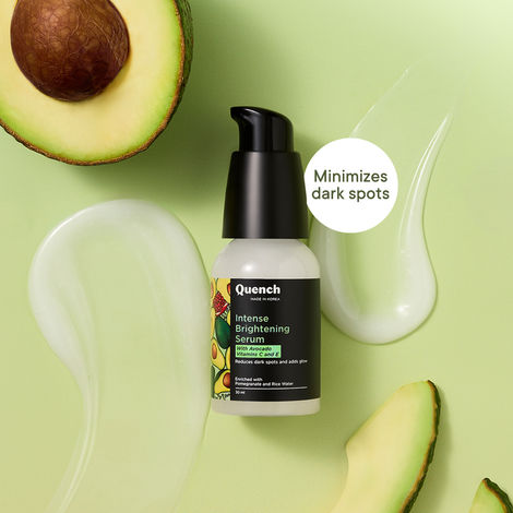 Quench 2% Niacinamide Serum For Intense Brightening With Avocado & Bakuchiol, Reduces Pigmentation - 30ml