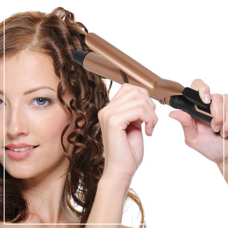 Wahl WPCT6 3224 Curlito Curling Tong 32mm Titanium Barrel Heats Upto 220 C 30 sec quick heat LED Indicator