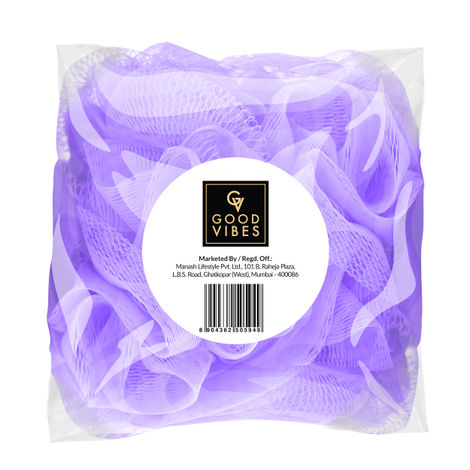 Good Vibes Loofah - Purple (1Pc)