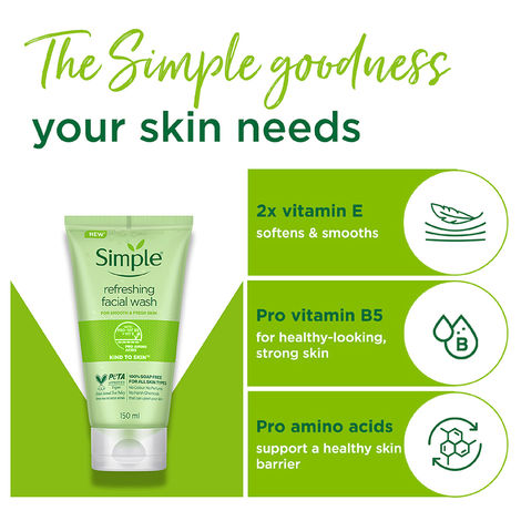 Simple refreshing outlet facial wash