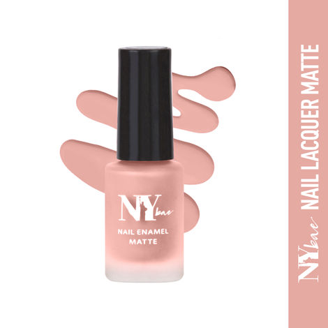 NY Bae Matte Nail Enamel - Cup Cake 3 (6 ml) | Pink | Luxe Matte Finish | Highly Pigmented | Chip Resistant | Long lasting | Full Coverage | Streak-free Application | Vegan | Cruelty Free | Non-Toxic