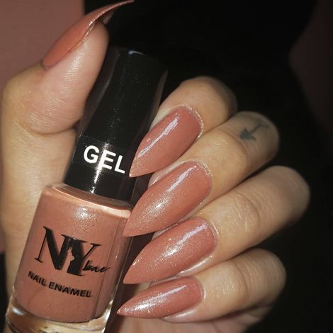 NY Bae Gel Nail Lacquer - Brown Brisket 14 (6 ml) | Brown | Luxe Gel Finish | Highly Pigmented | Chip Resistant | Long lasting | Full Coverage | Streak-free Application | Cruelty Free | Non-Toxic