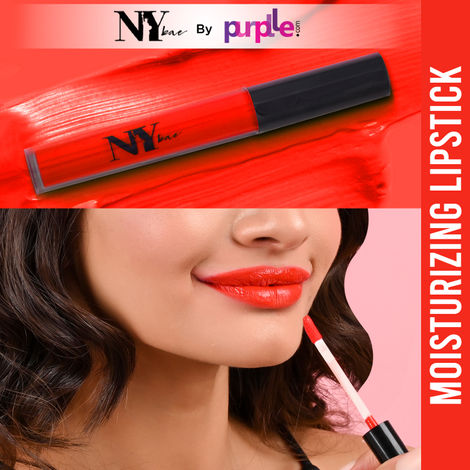 NY Bae Moisturizing Liquid Lipstick | Matte | Hydrating With Vitamin E - Big Apple Babe 4 (2.7 ml)