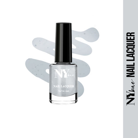 NY Bae Big Apple Cookies Nail Lacquer - Activated Charcoal 5 (6 ml) | Grey | Matte | Rich Pigment | Chip-proof | Cruelty Free