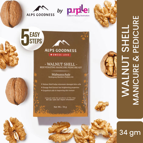 Alps Goodness Walnut Shell Rejuvenating Manicure Pedicure Kit (34 g)