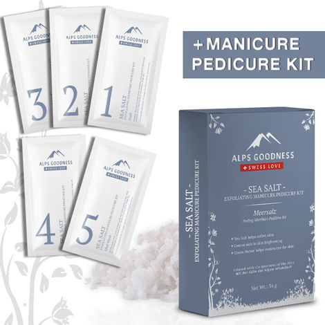 Alps Goodness Sea Salt Exfoliating Manicure Pedicure Kit (34 g)