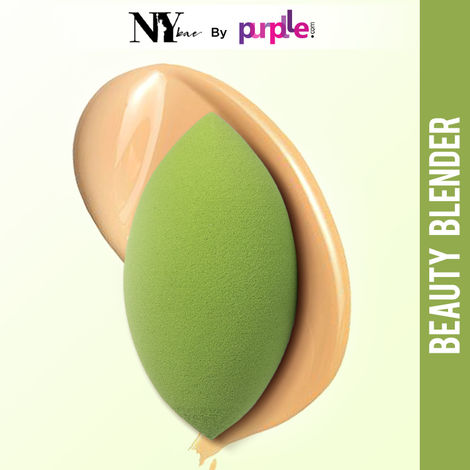 Buy NY Bae Pro Beauty Blender | Olive Blender | Green | Flawless Makeup Application | Maximum Coverage - Bossy 04 - Purplle