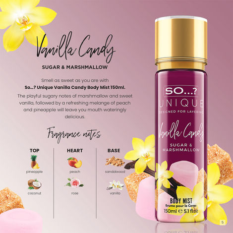 So…? Unique Vanilla Candy Body Mist (150 ml) - Main Image