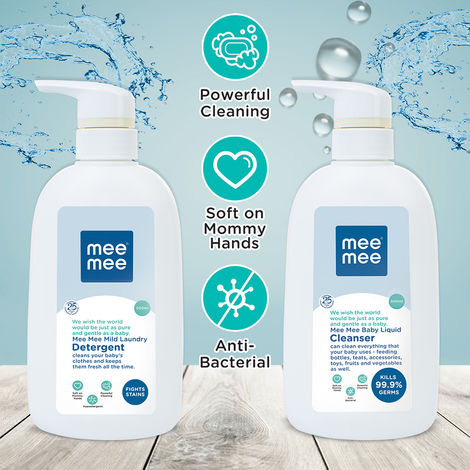 Mee Mee Anti-Bacterial Baby Liquid Cleanser for Fruits, Bottles