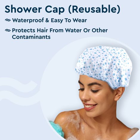 Buy GUBB Shower Caps Reusable For Women Men Online Purplle