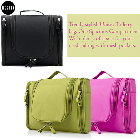 MeSkin Essentials Multifunctional Cosmetic Bag With Hook and side
