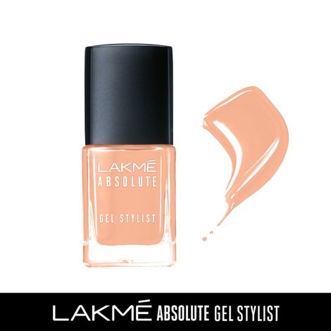 Lakme Absolute Gel Stylist Nail Color, 91 Bubble, 12ml