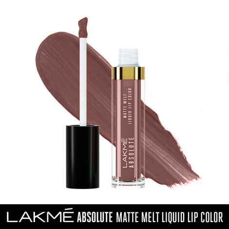 Lakme Absolute Matte Melt Liquid Lip Color, Mild Mauve, 6 ml