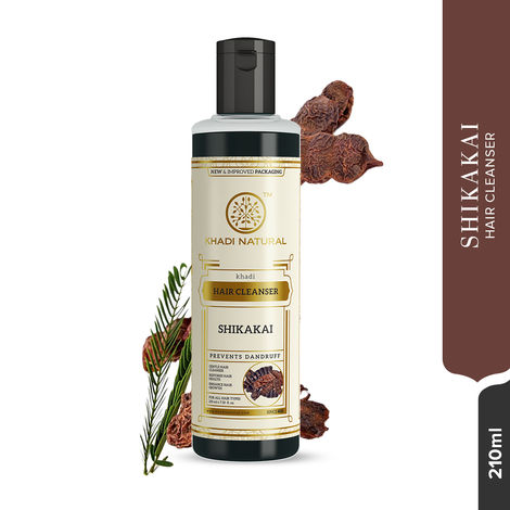 Buy Khadi Natural Shikakai Herbal Hair Cleanser | Prevents Dandruff - 210 ml - Purplle