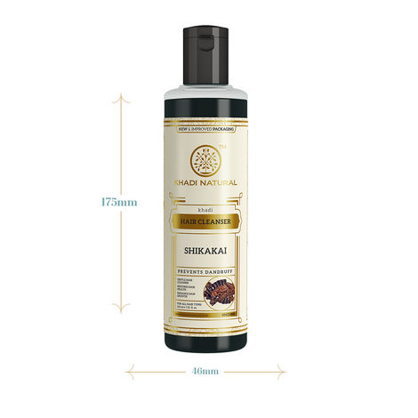 Buy Khadi Natural Shikakai Herbal Hair Cleanser | Prevents Dandruff - 210 ml - Purplle