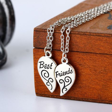 Best Friend Necklaces Gifts For 4 Bff Friendship Necklace Matching Heart  Necklace For Best Friends Birthday Christmas Gifts For Women Teen Girls |  Fruugo AE