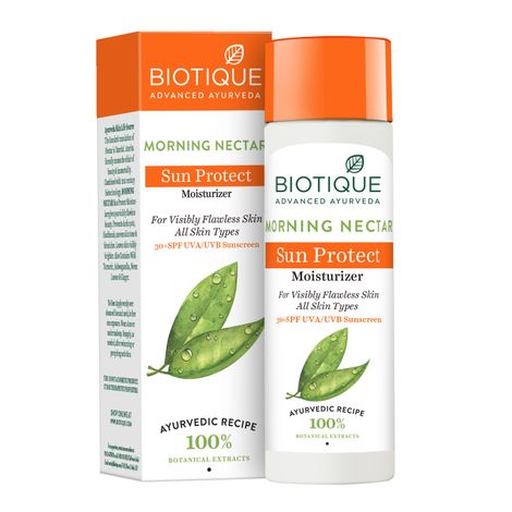 Biotique Morning Nectar Sun Protect Moisturizer (120 ml)