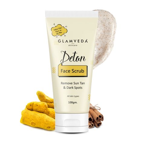 Glamveda detan Face Scrub | 100 gm