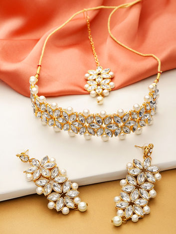 Youbella gold plated necklace outlet