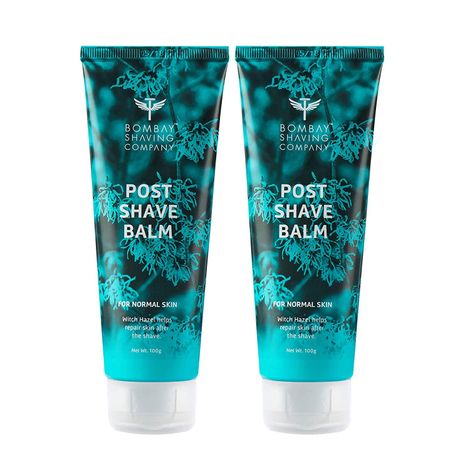 Bombay Shaving Company Post-Shave Balm (Value Pack of 2) | Contains Witch Hazel, 0% Alcohol 250 gm